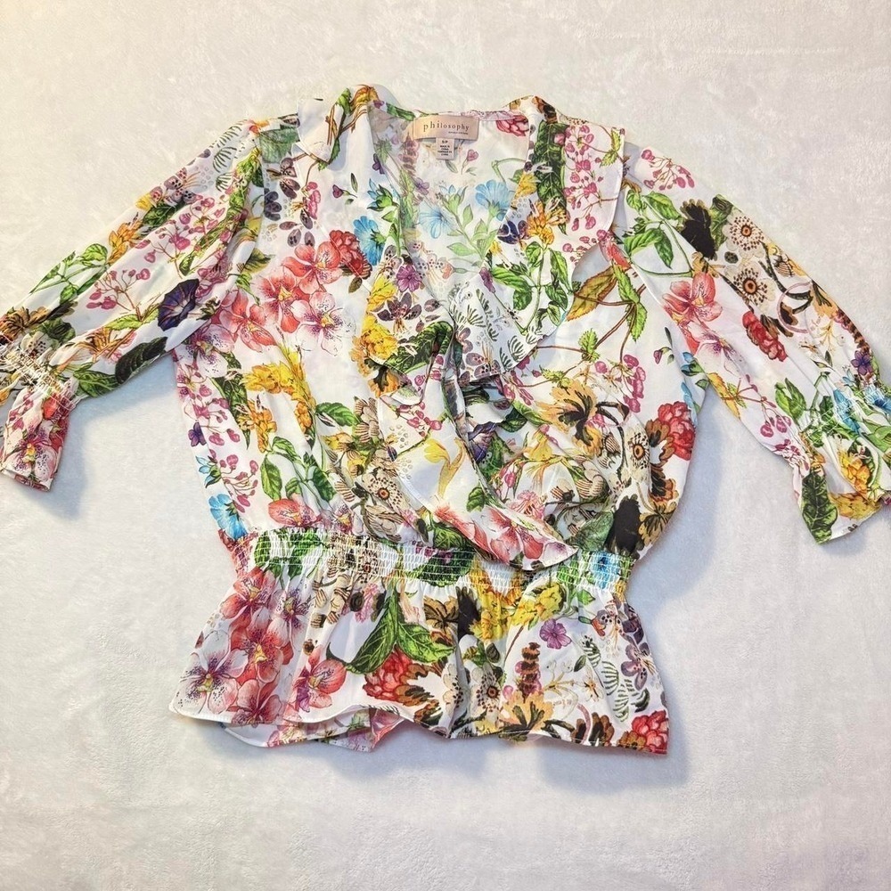 Philosophy floral top size S